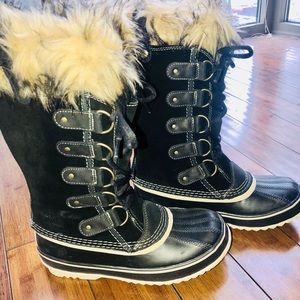 Sorel Joan of Artic Black Boots 6.5 women’s